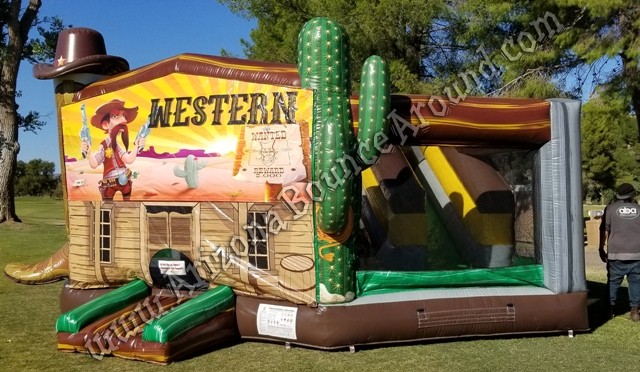 Western village 20 x 20 Bounce House Rental Phoenix Arizona